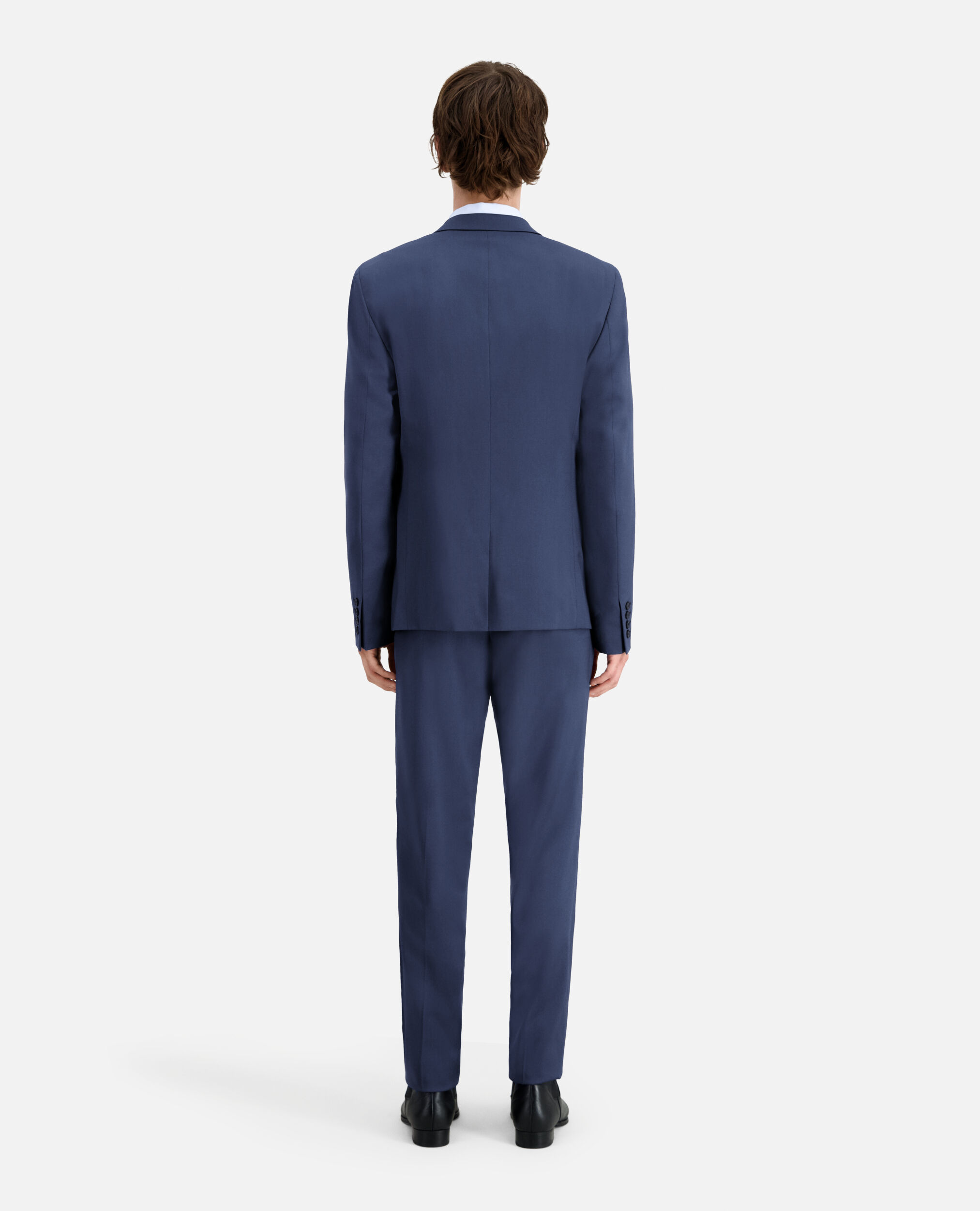 Blue wool suit blazer, LIGHT BLUE, hi-res image number null