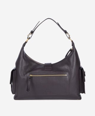 The Kooples WOMEN BROWN brown leather amelia xl bag