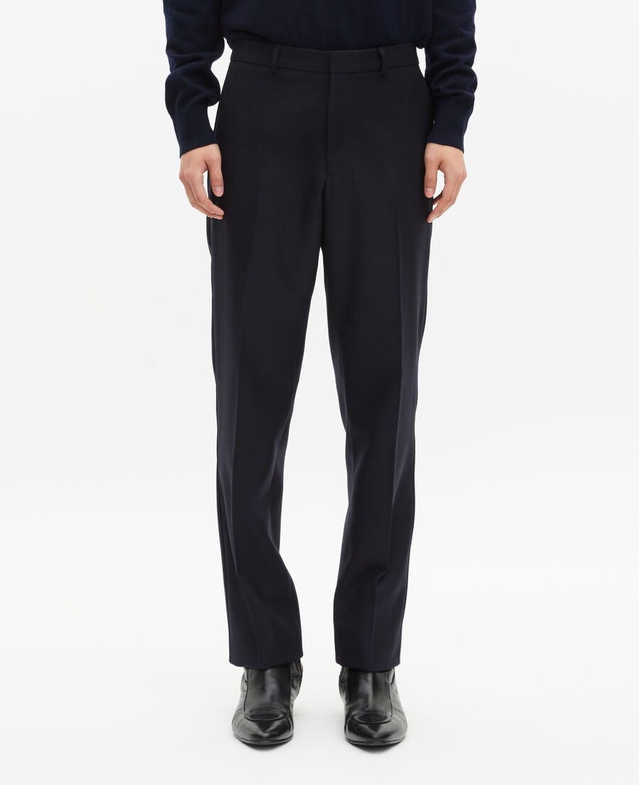 The Kooples H NAVY navy straight-leg pants