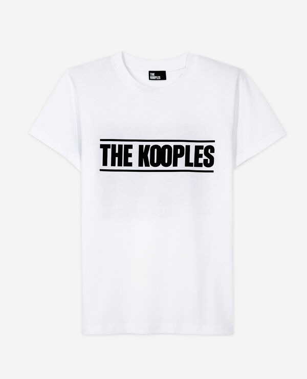 The Kooples white logo T-shirt