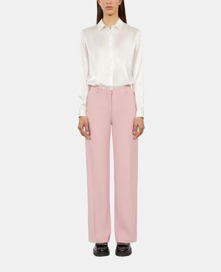The Kooples DAMEN PASTEL PINK rosa anzughose aus einer wollmischung