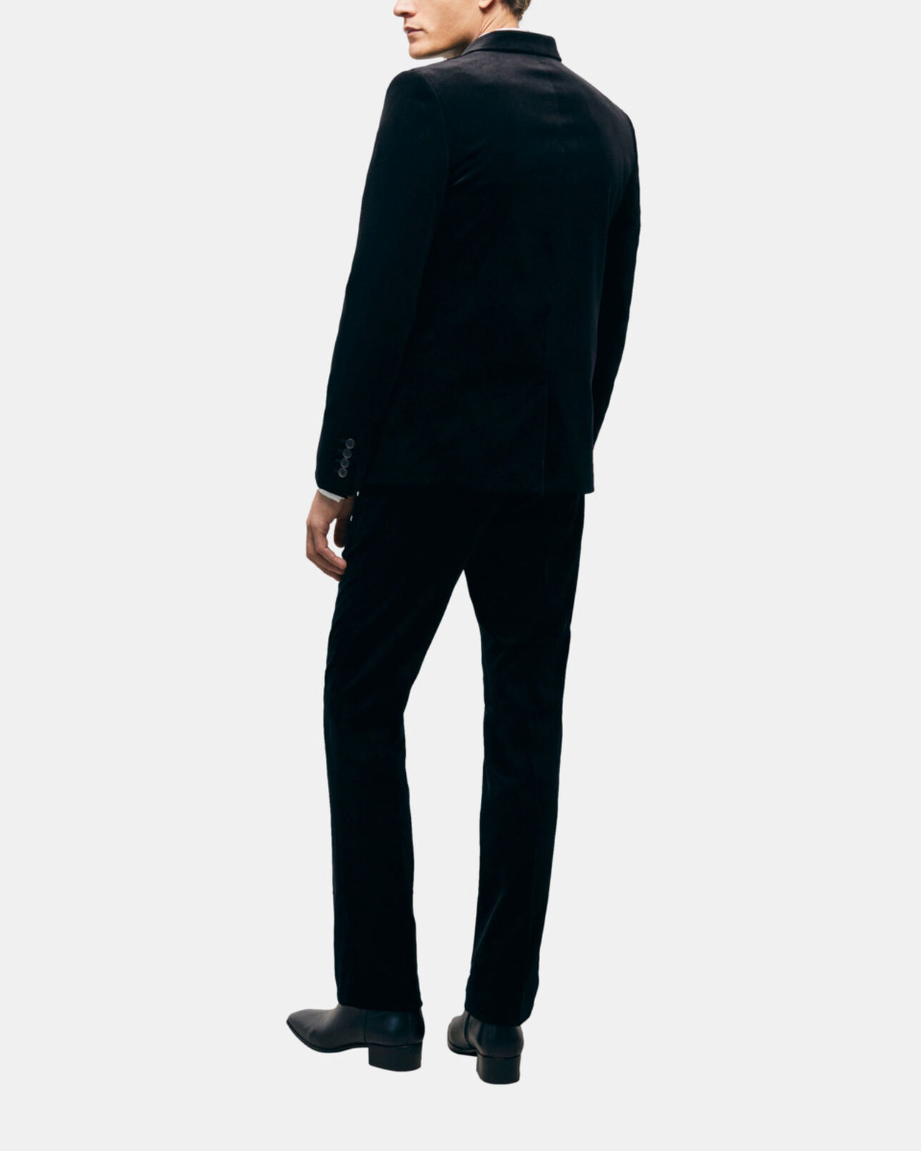 The Kooples HOMME BLACK veste de costume croisée noire