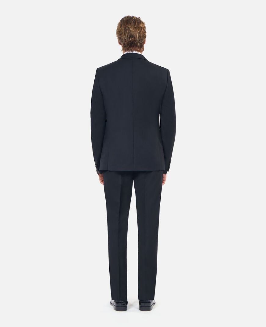 The Kooples H BLACK black wool suit fitted jacket