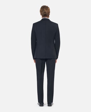 The Kooples H BLACK black wool suit fitted jacket