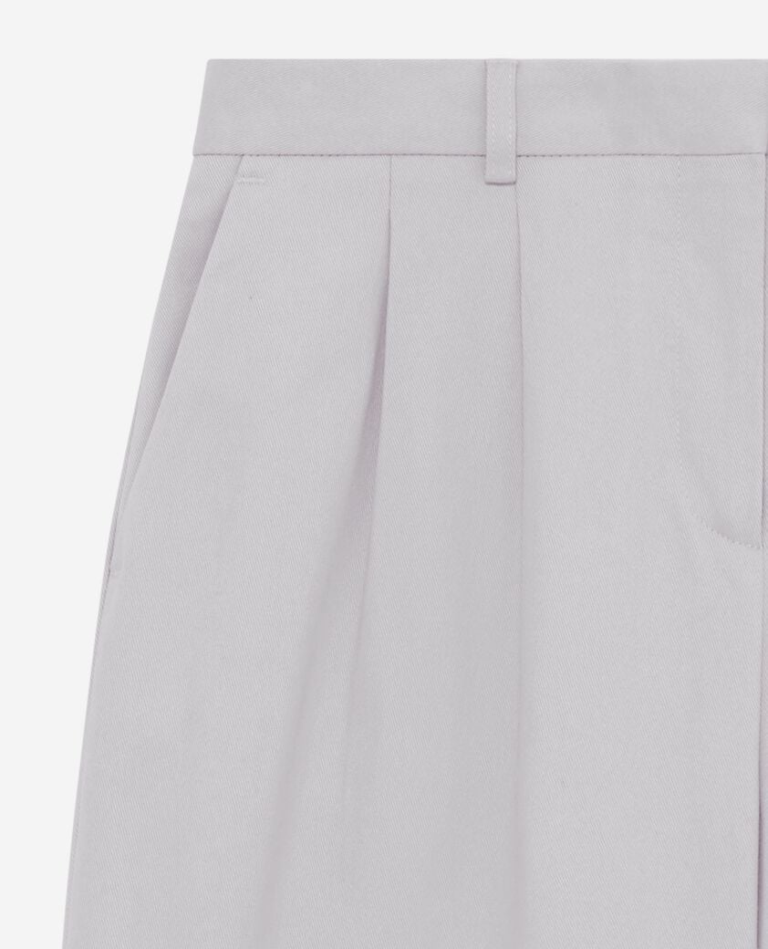 The Kooples FEMME LIGHT PURPLE pantalon de tailleur droit lilas