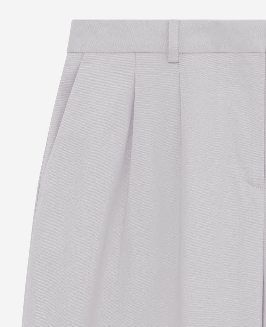 The Kooples WOMEN LIGHT PURPLE lilac straight-leg tailored pants