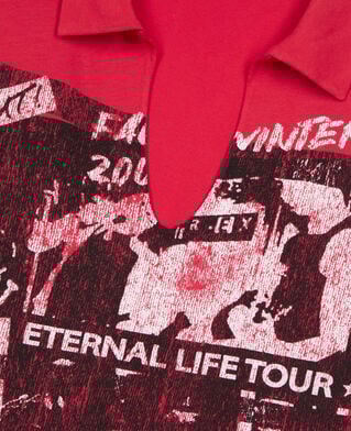The Kooples WOMEN RUBIS red eternal life tour serigraphy t-shirt