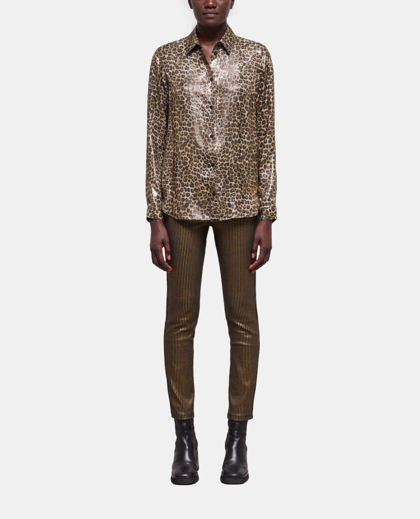 The Kooples FEMME LEOPARD chemise fluide léopard