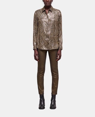 The Kooples FEMME LEOPARD chemise fluide léopard
