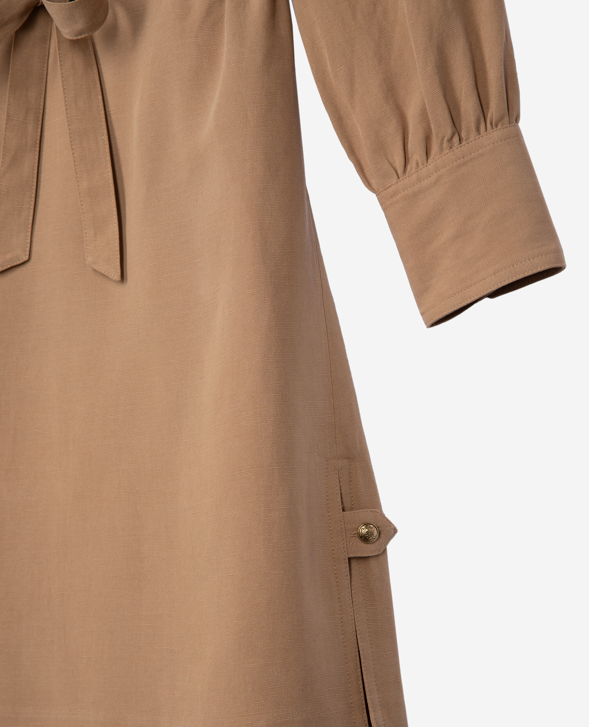 Short beige dress, BROWN, hi-res image number null