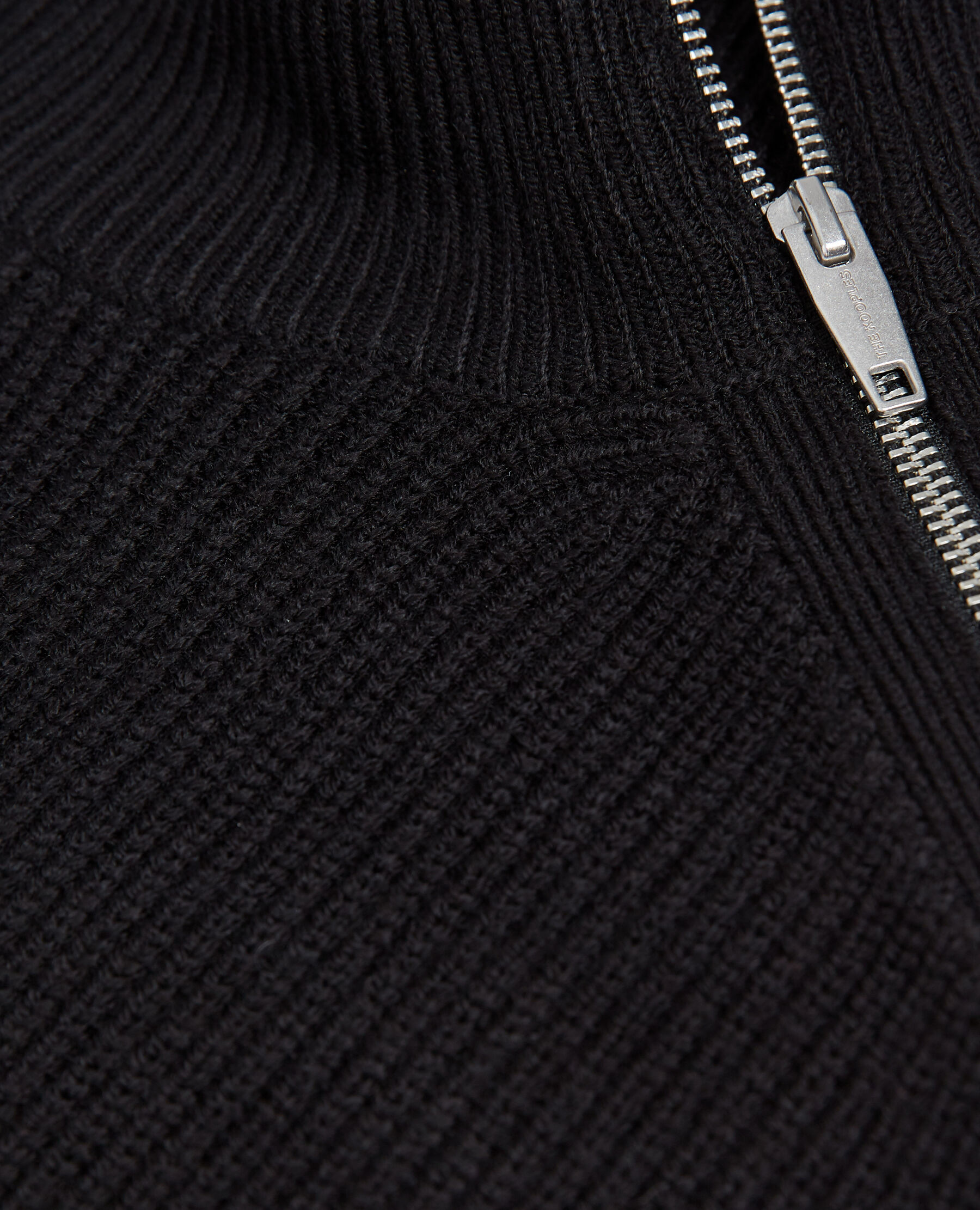 Shoulder zipper sweater discount
