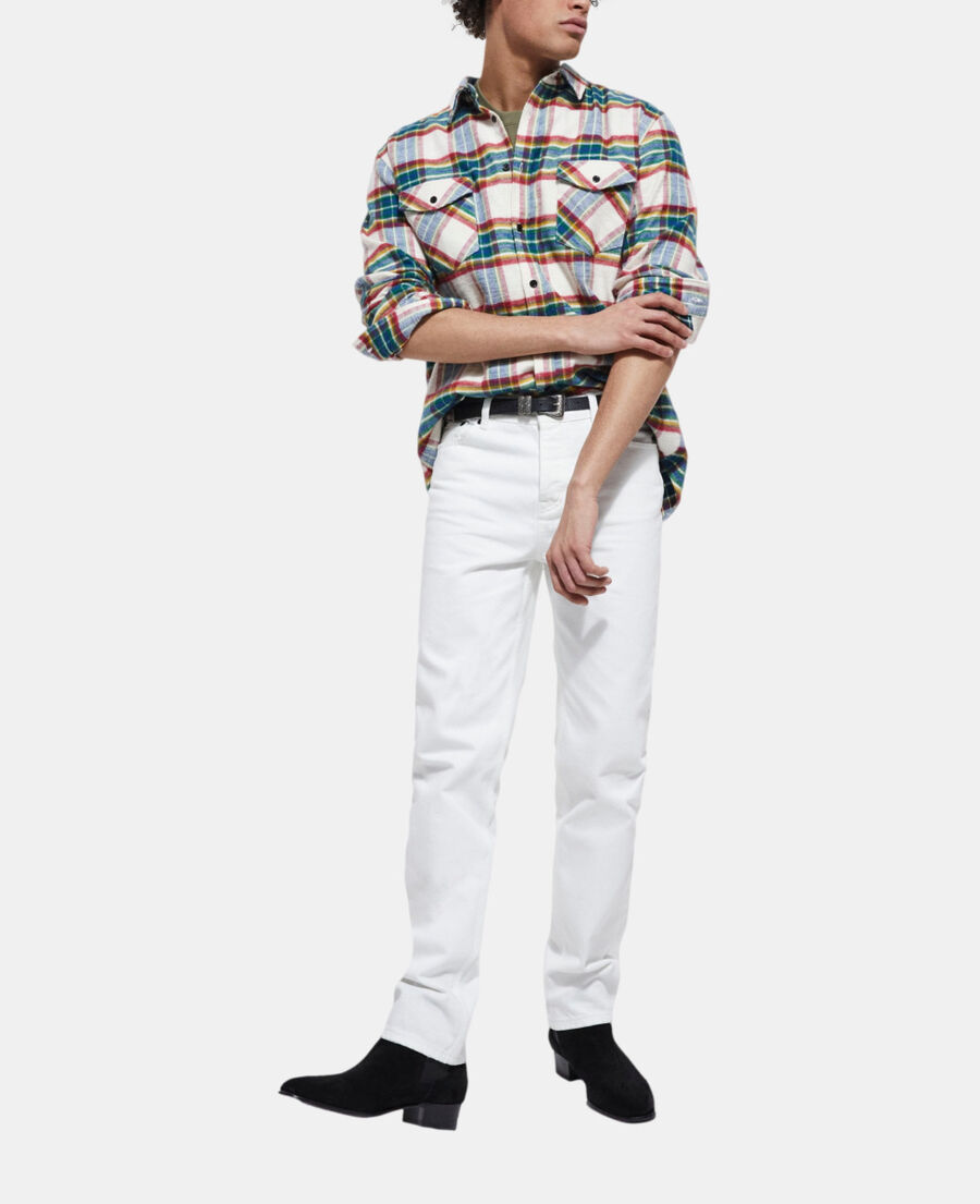 The Kooples HOMME MULTICOLOR chemise col classique à carreaux