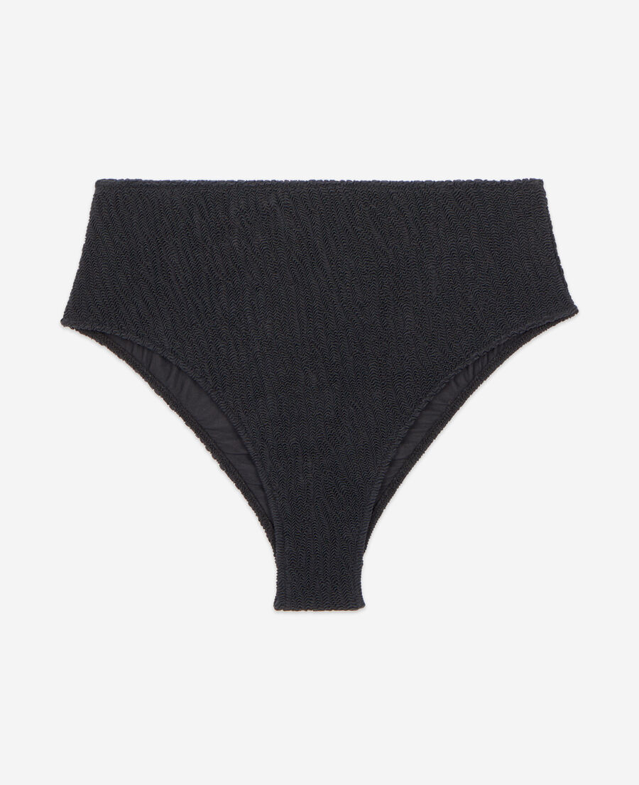 The Kooples FEMME BLACK bas de maillot de bain the kooples x luz taille haute noir 