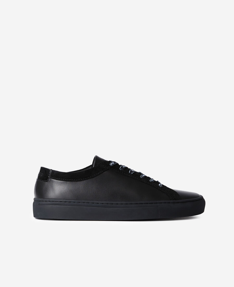 zapatillas piel negras