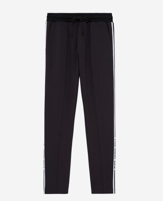 The Kooples MEN BLACK black logo joggers