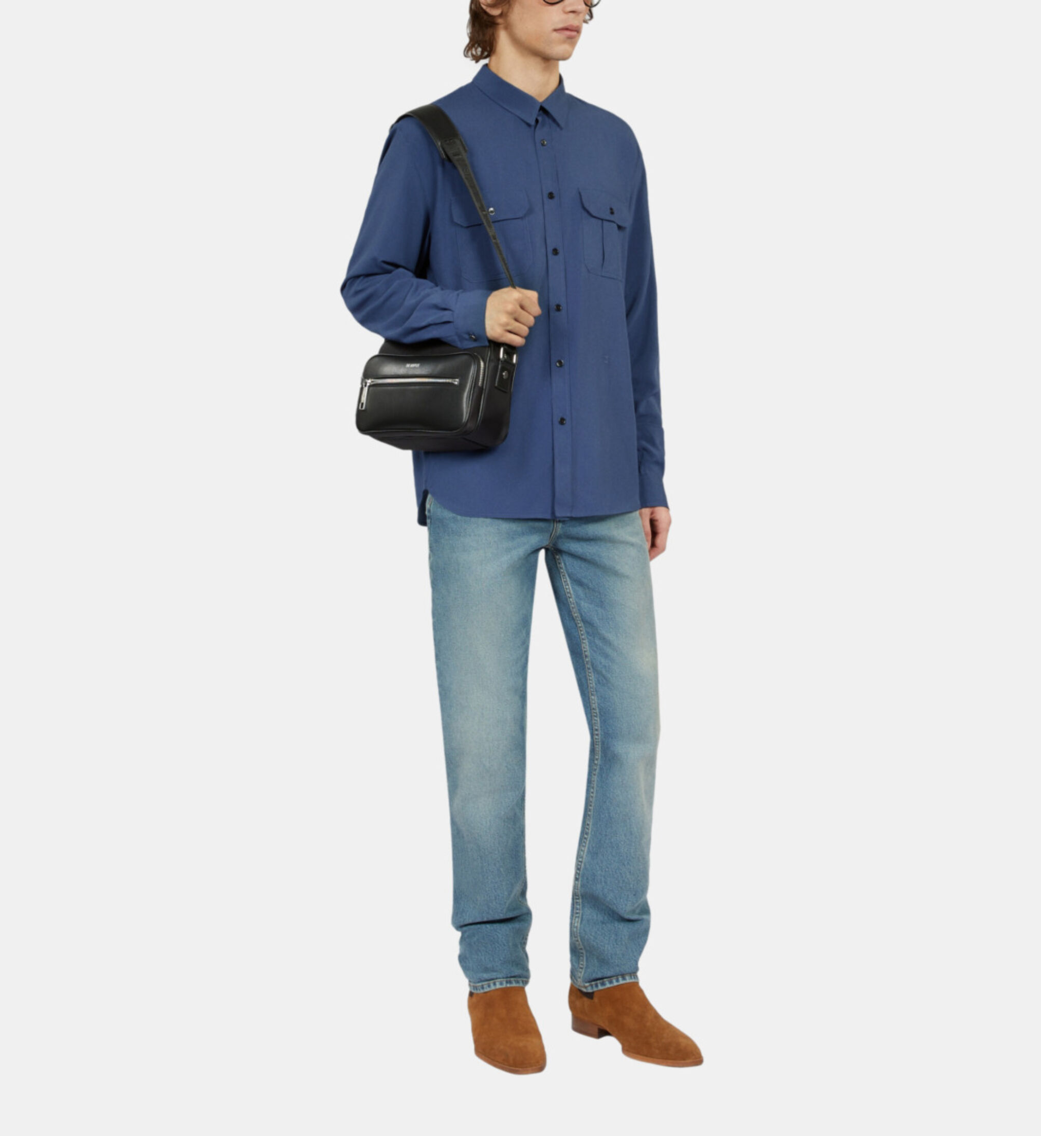 Sac messenger cuir cheap