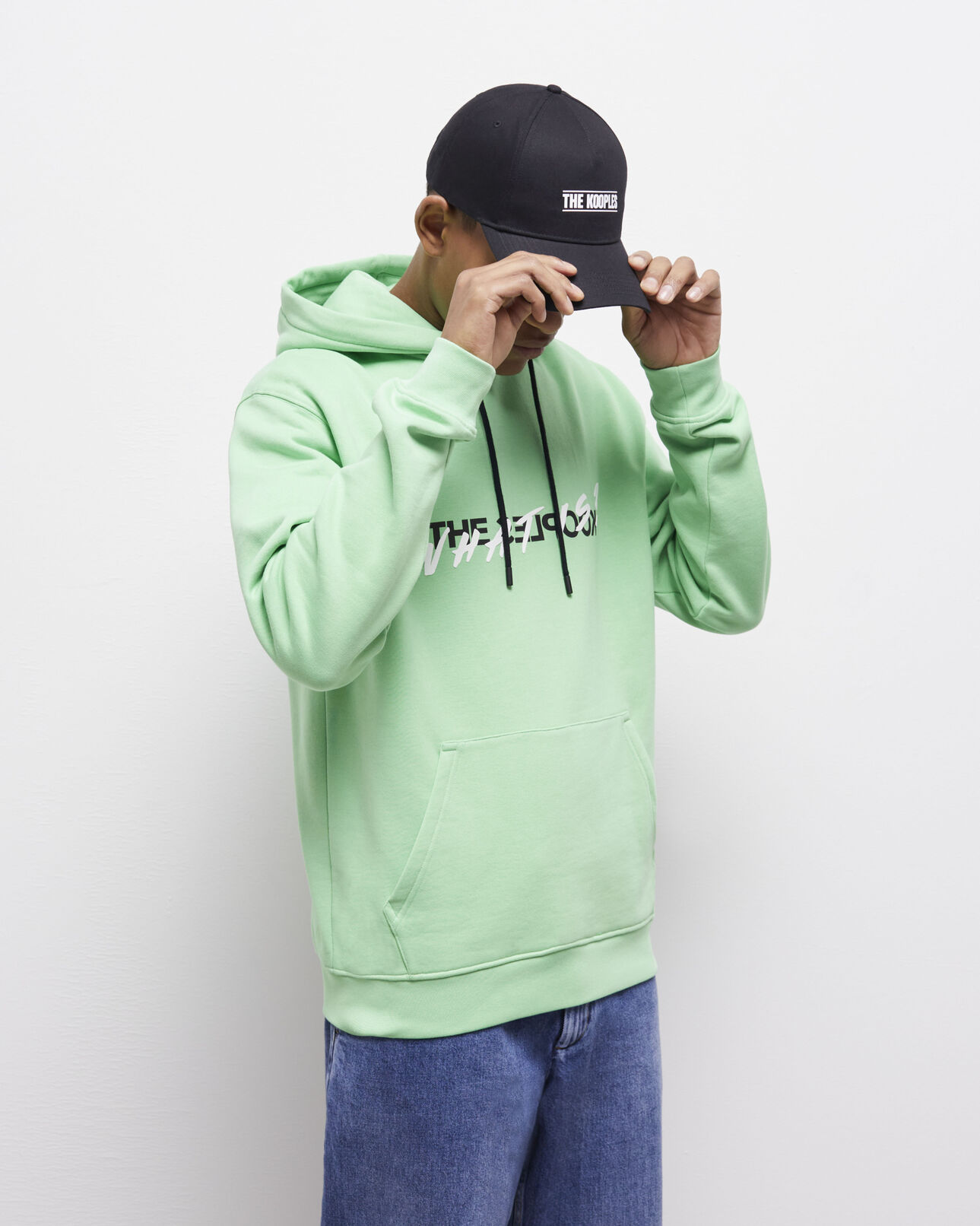 The Kooples MIXED BLACK the kooples black logo cap