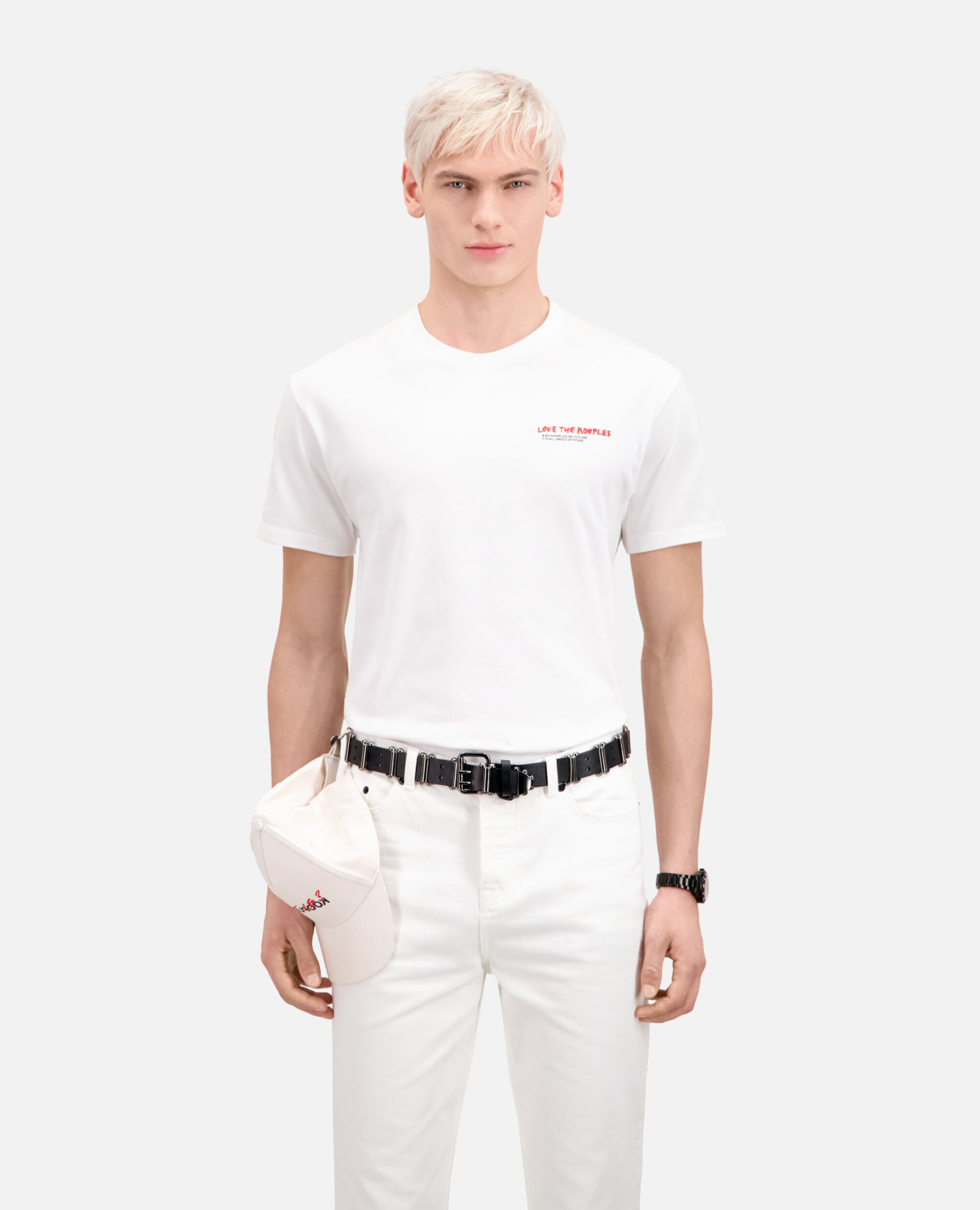 T-shirt Homme I Love Kooples blanc, WHITE, hi-res image number null