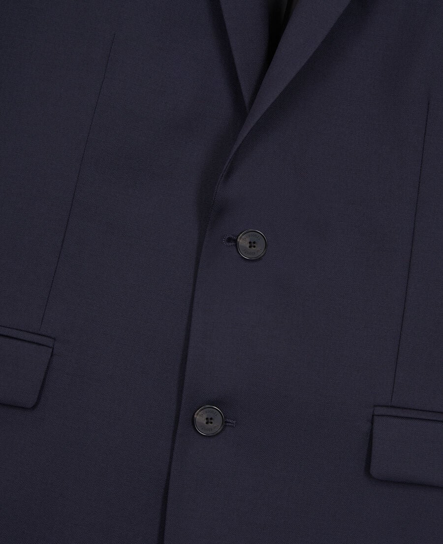 The Kooples HOMME NAVY veste de costume bleu marine en laine