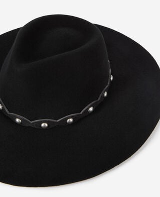 The Kooples MIXTE BLACK chapeau en laine noir