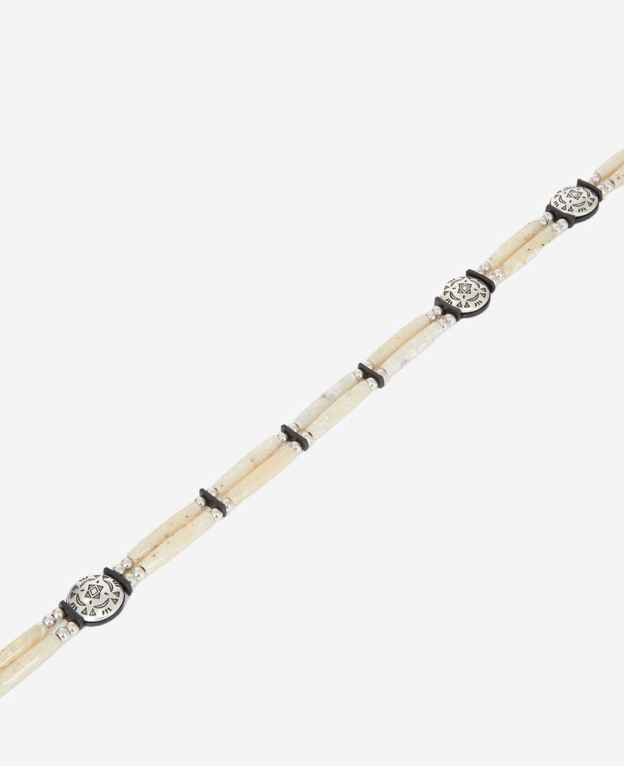 The Kooples WOMEN ECRU thin white leather belt