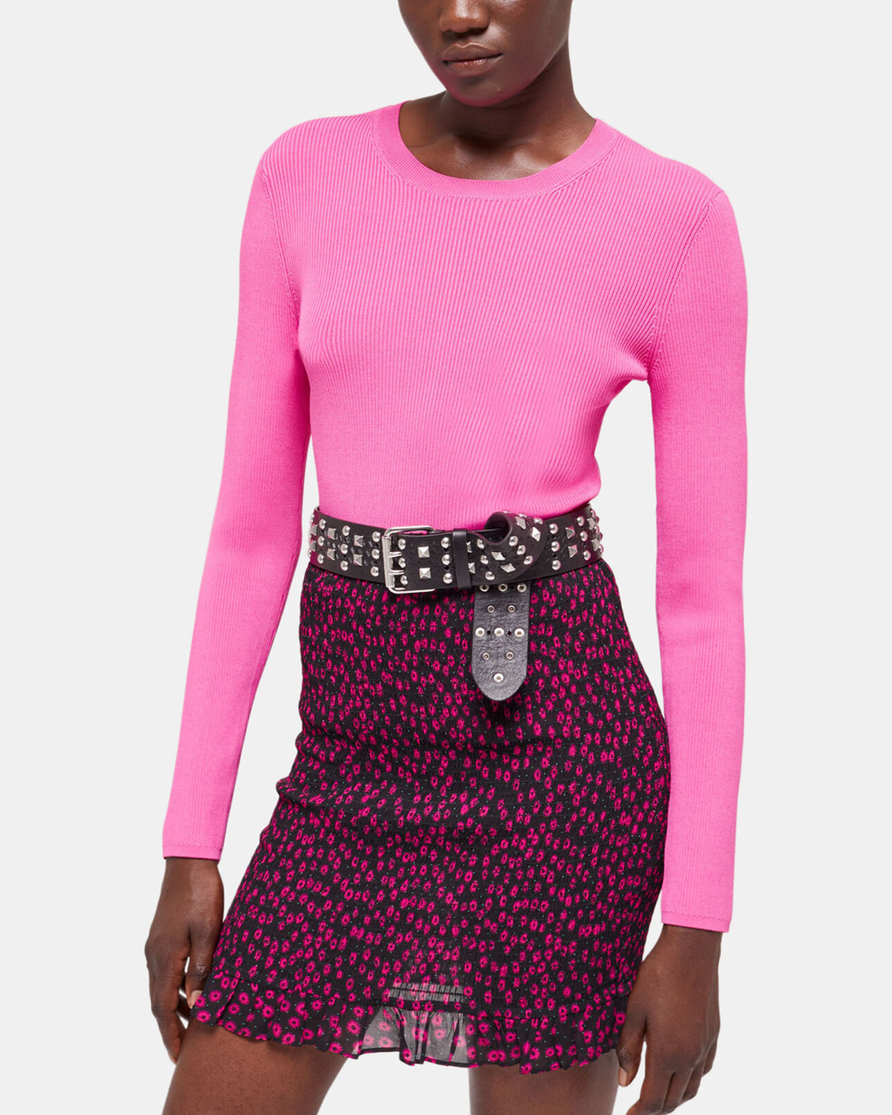The Kooples WOMEN PINK pink crew neck sweater