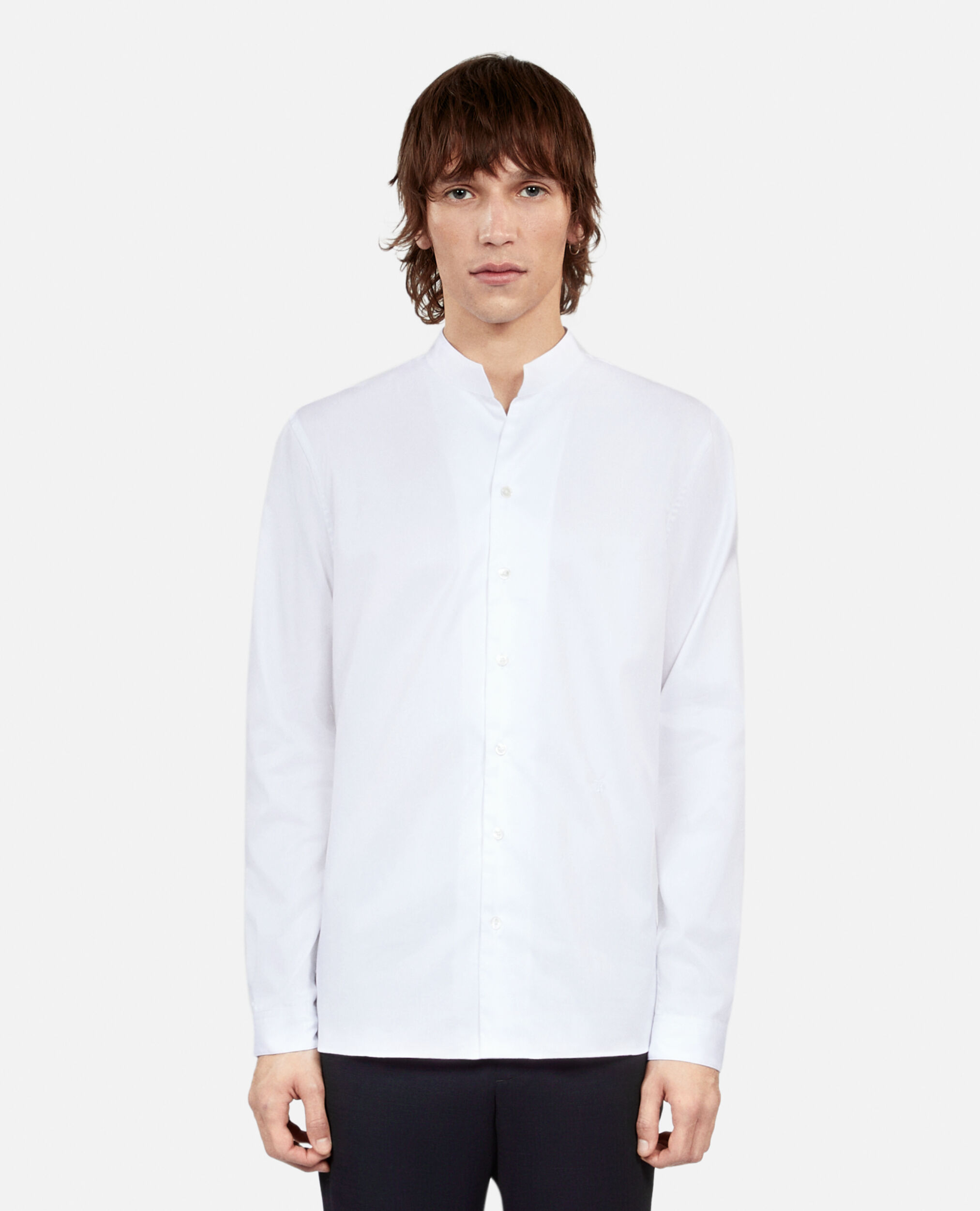 White Twill formal shirt, WHITE, hi-res image number null