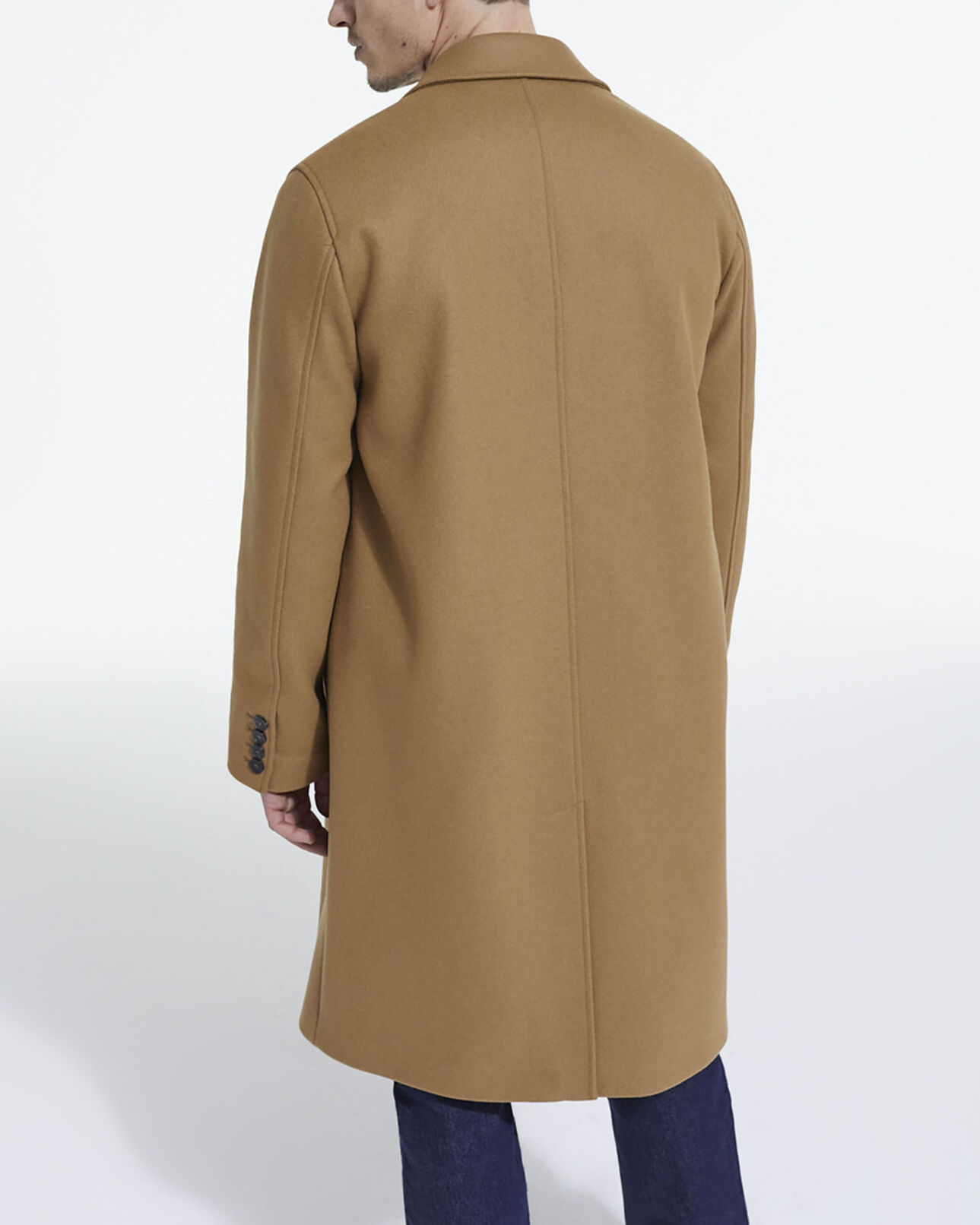 The Kooples HERREN CAMEL camelfarbener wollmantel