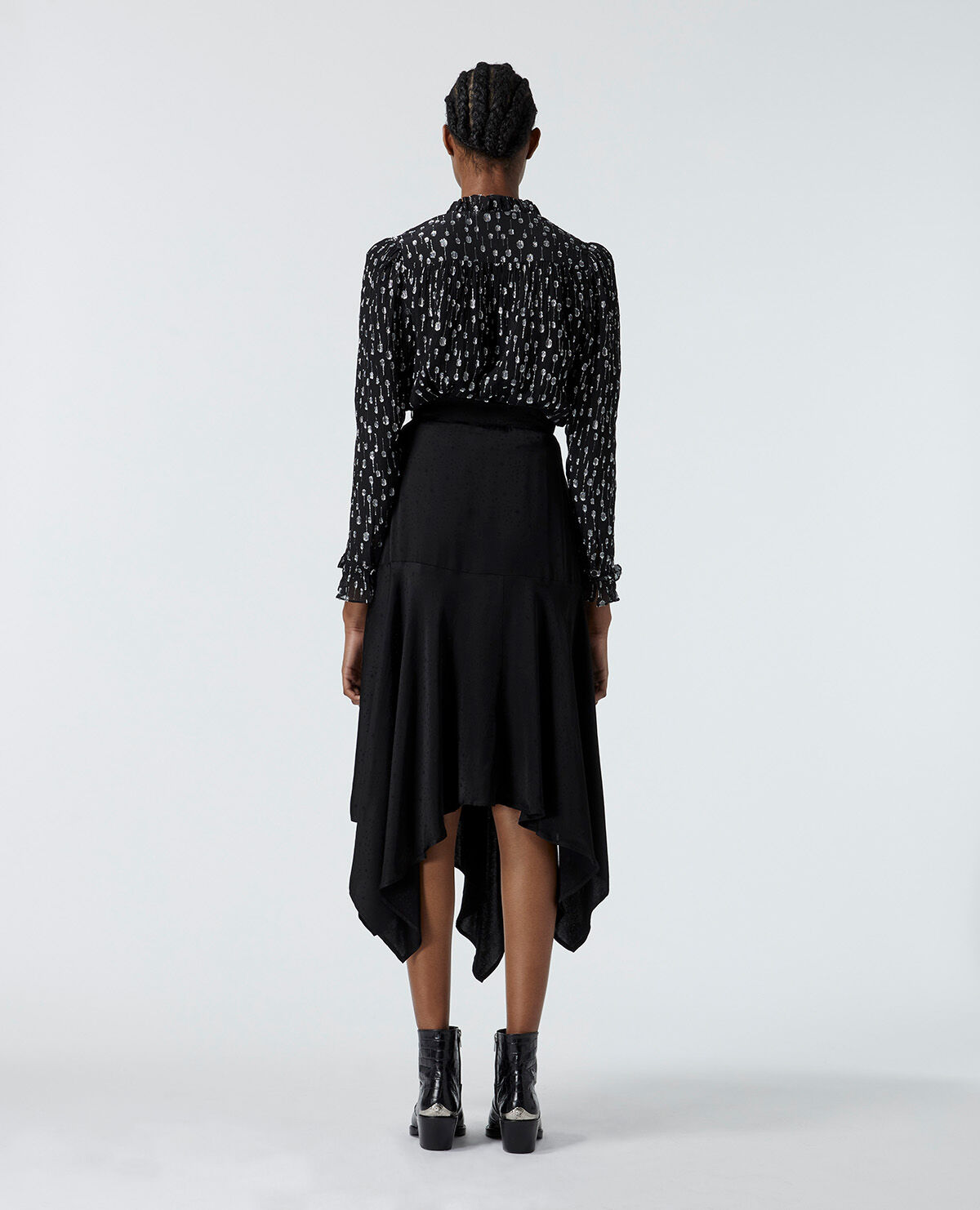 Star print sales skirt