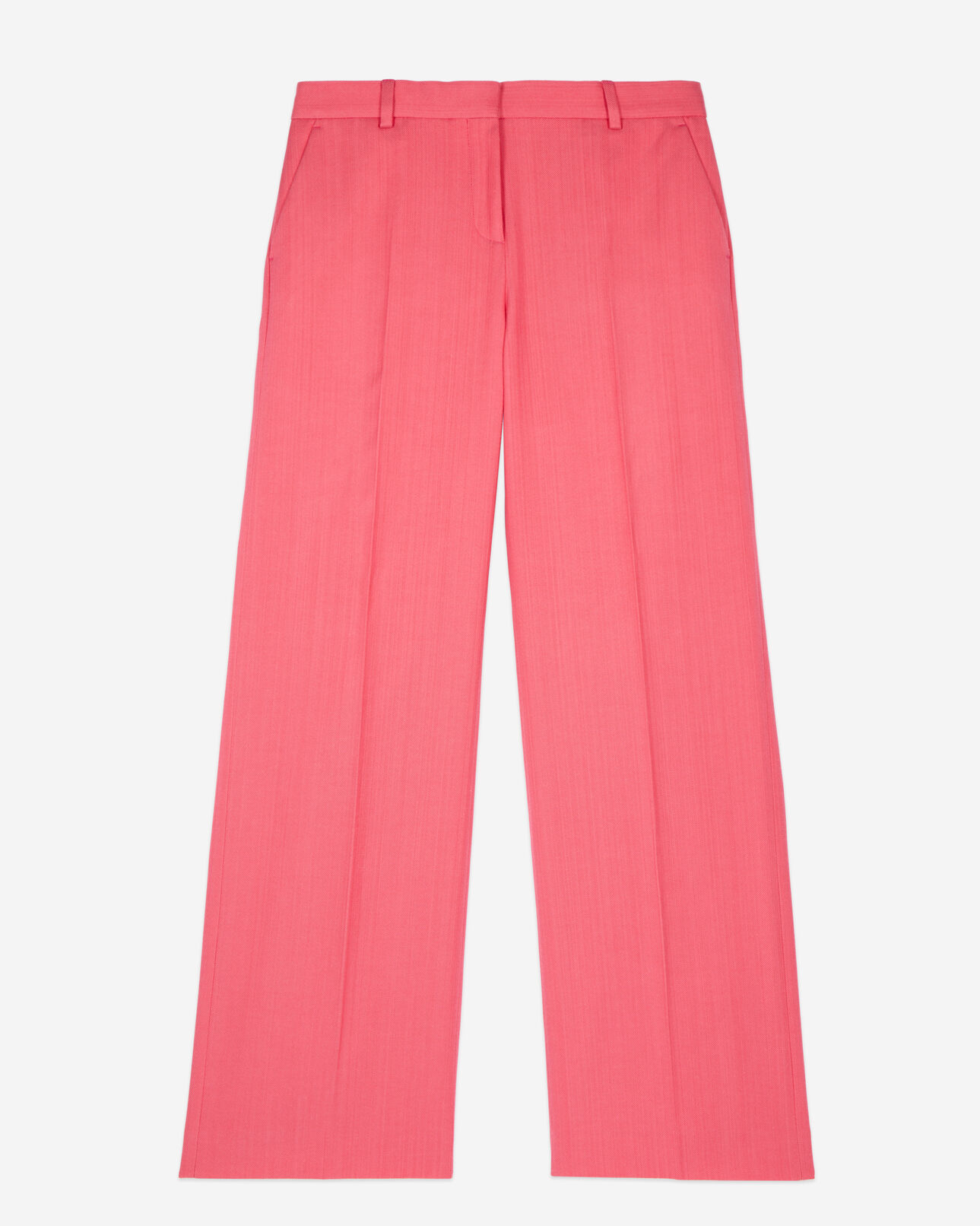 The Kooples WOMEN RETRO PINK fuchsia suit trousers