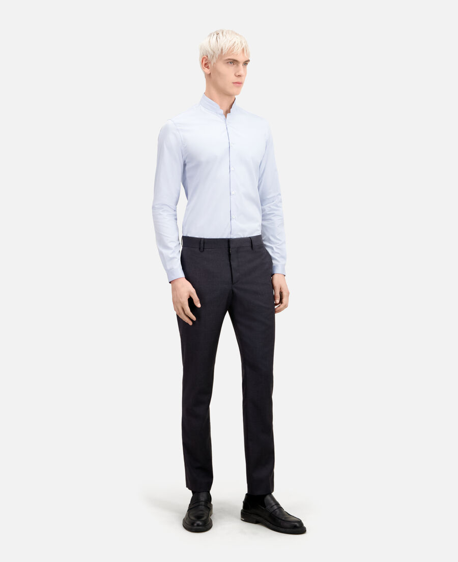 gray wool suit pants