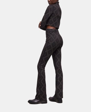 The Kooples FEMME BLACK pantalon à strass noir