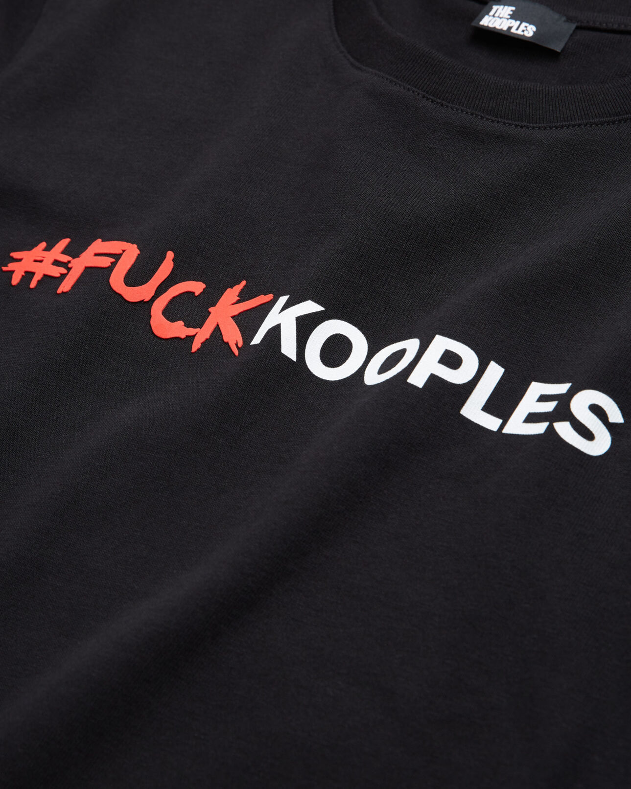 The Kooples HOMME BLACK t-shirt logo noir
