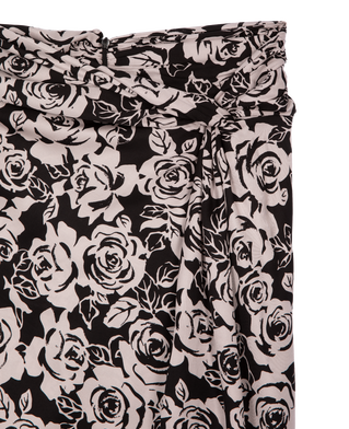 The Kooples DAMEN BLACK / PINK halblanger rock mit print