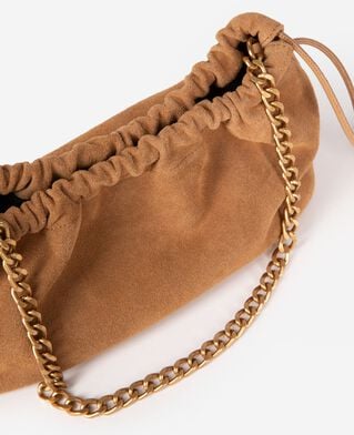 The Kooples WOMEN CAMEL taylor bag in camel suede