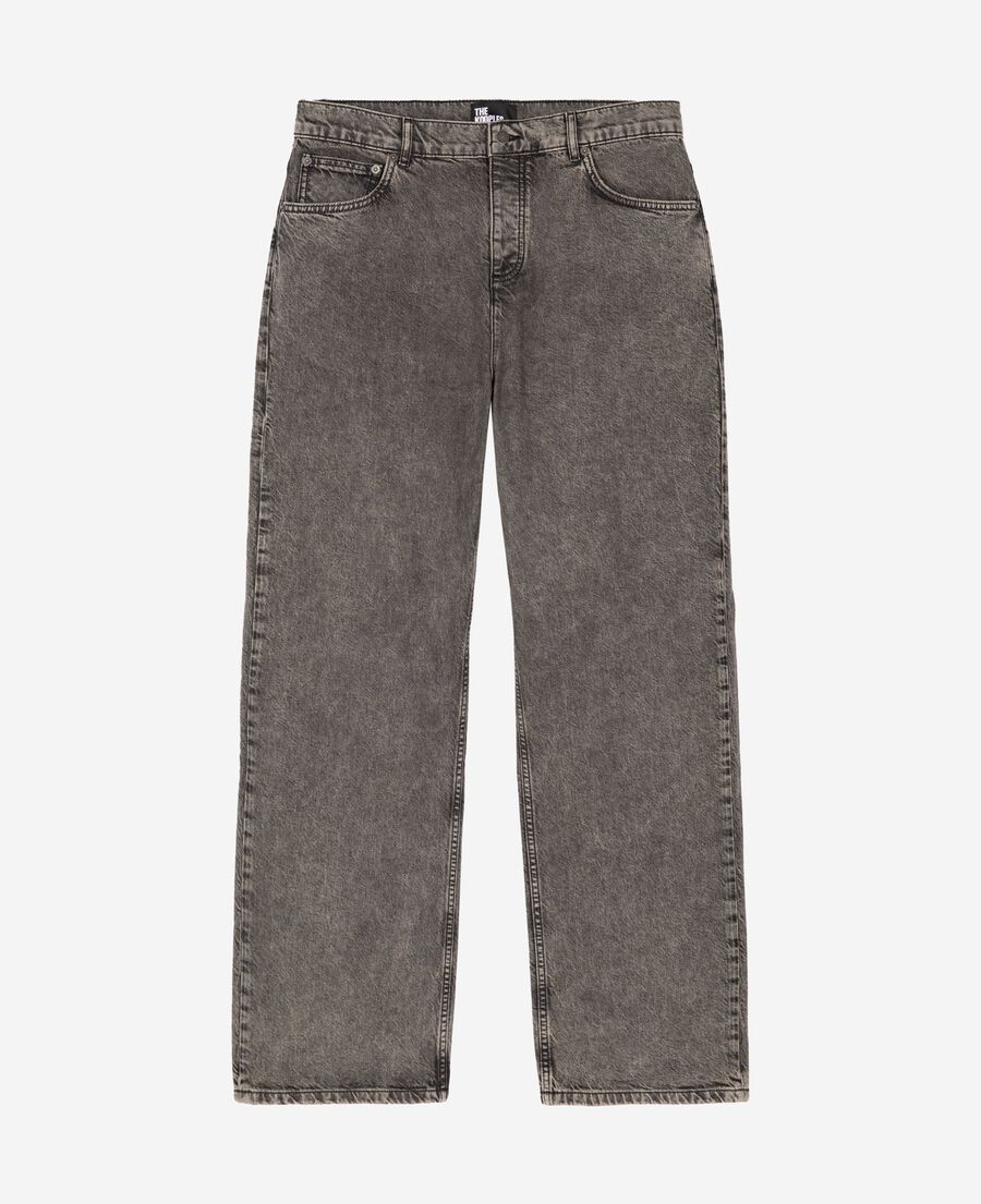 The Kooples HOMME DENIM GREY jean baggy gris