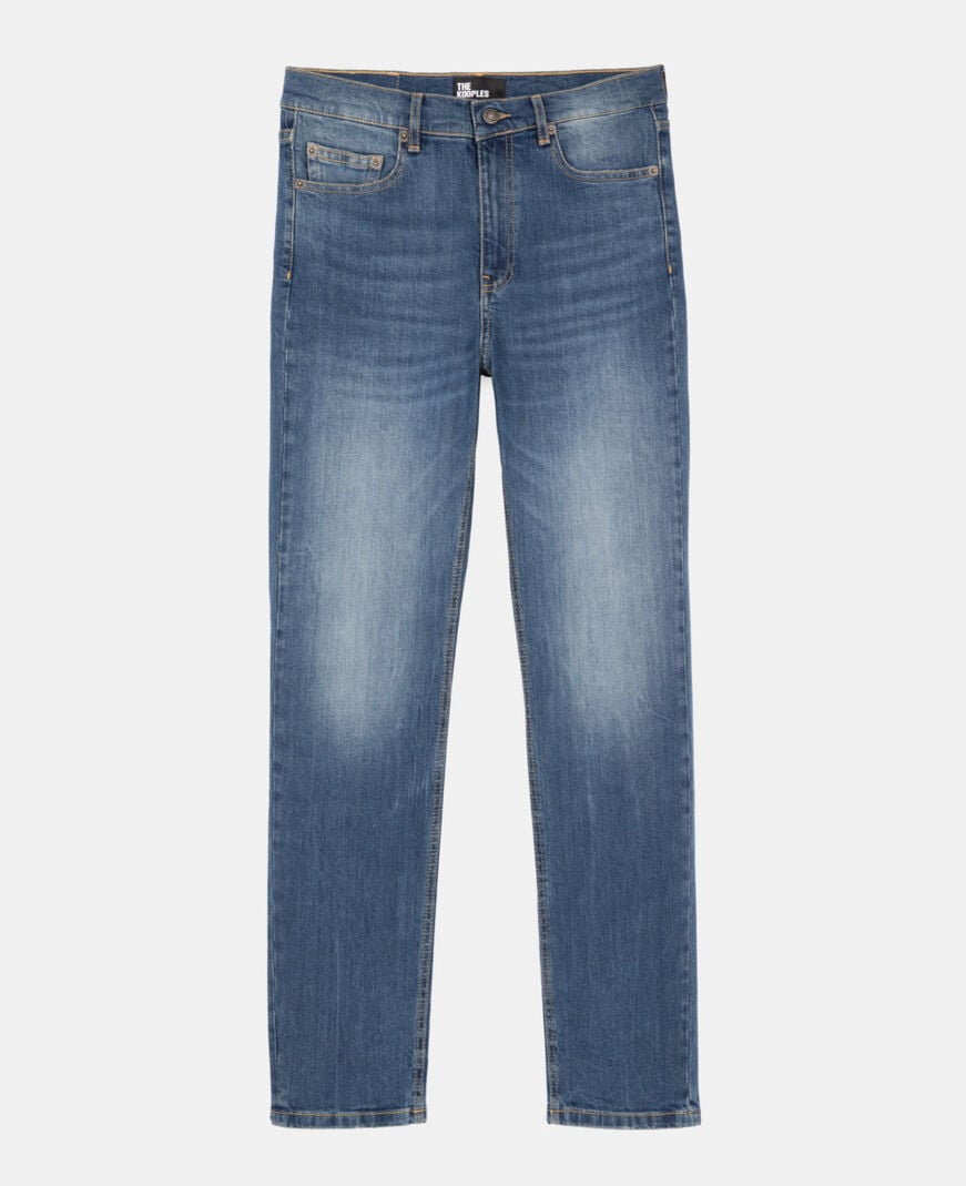 The Kooples DAMEN MEDIUM BLUE blaue slim-fit-jeans