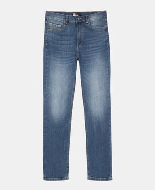 The Kooples DAMEN MEDIUM BLUE blaue slim-fit-jeans