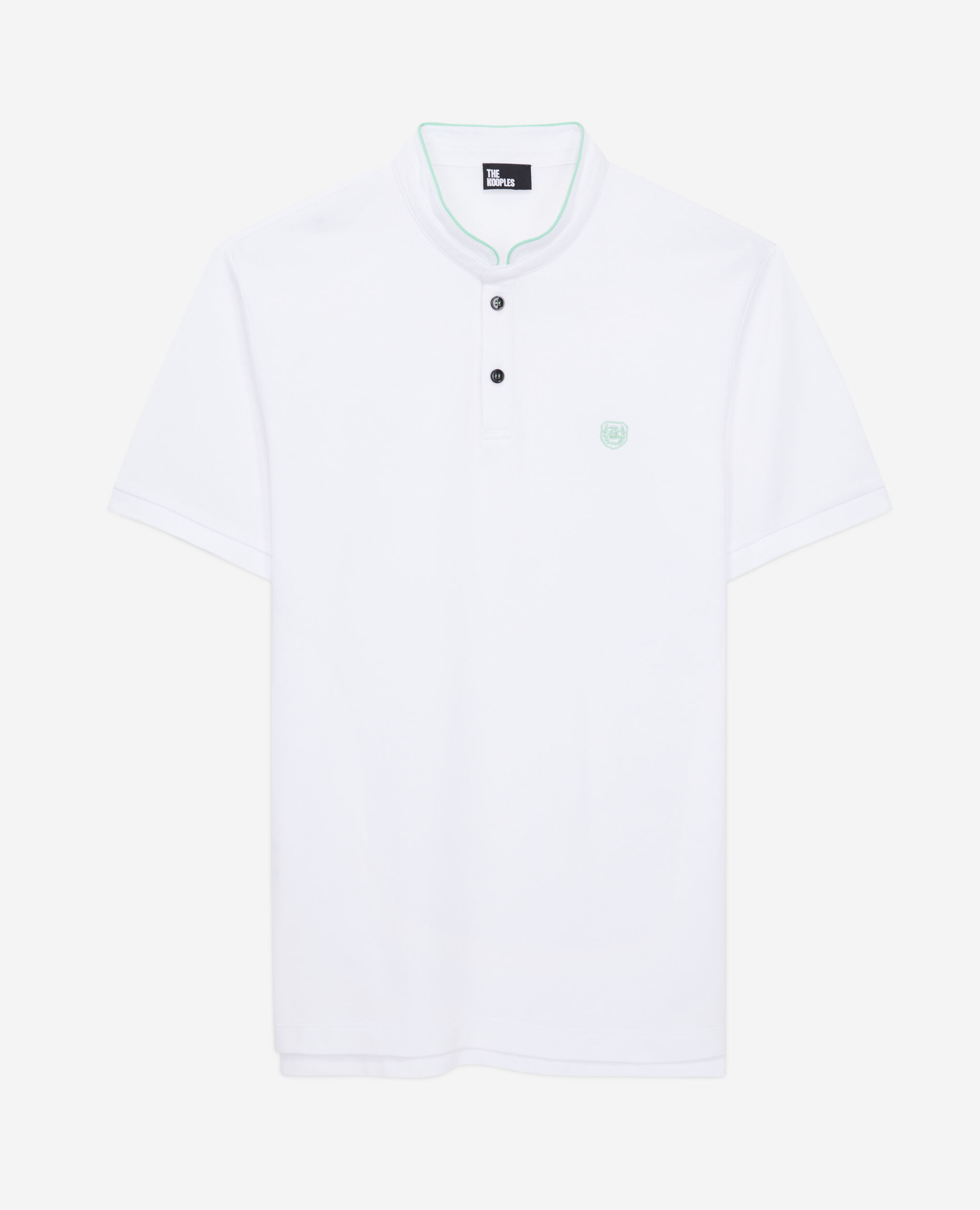 Polo cuello oficial verde, GREEN-WHITE, hi-res image number null