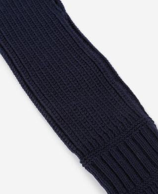 The Kooples FEMME DARK BLUE mitaines en laine bleu marine