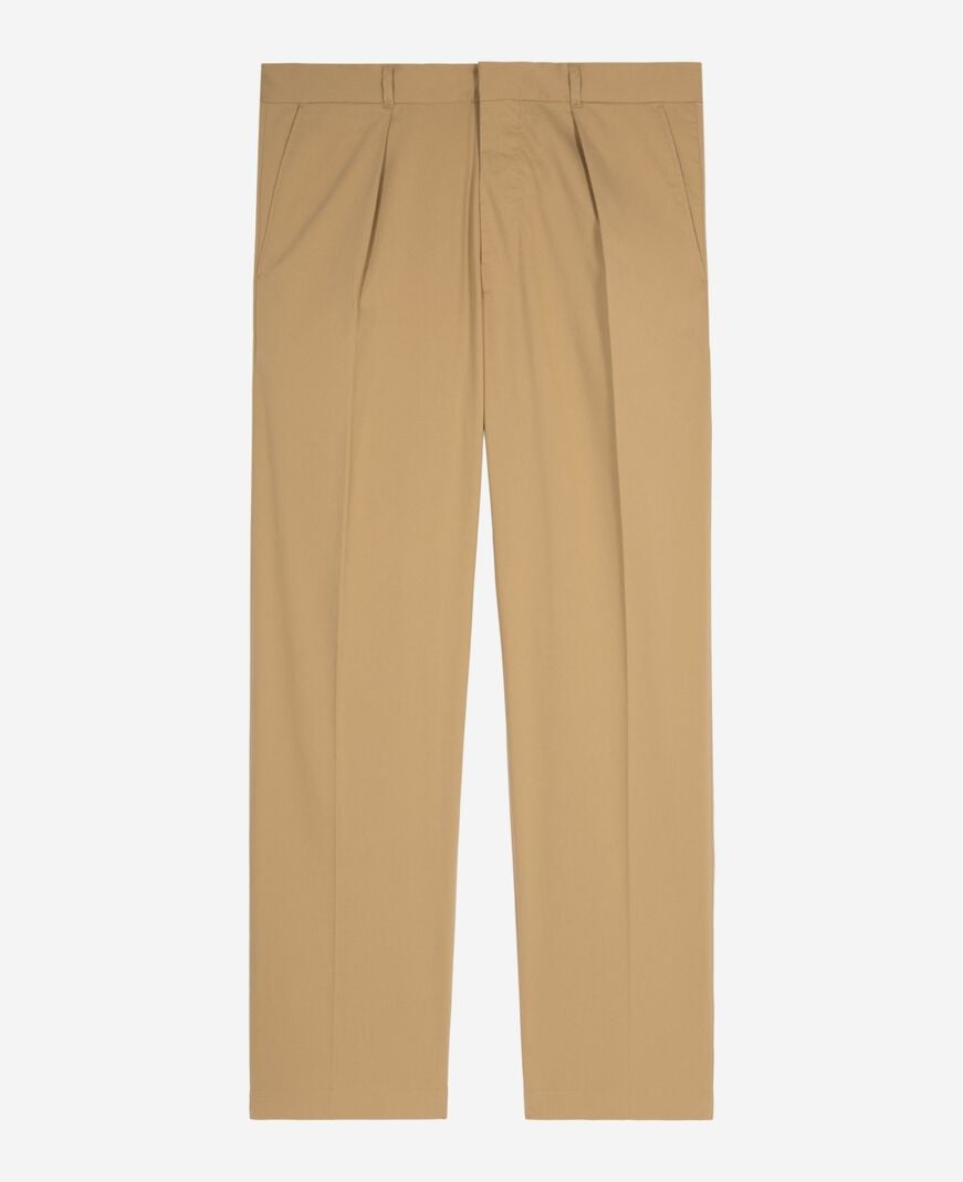 The Kooples HOMME BEIGE pantalon à pinces beige