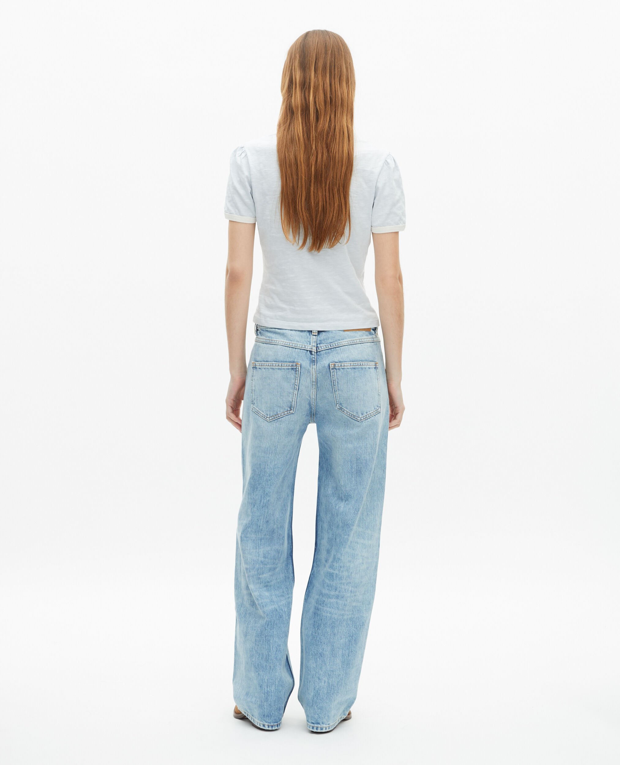 Hellblaue weite Jeans, BABY BLUE, hi-res image number null