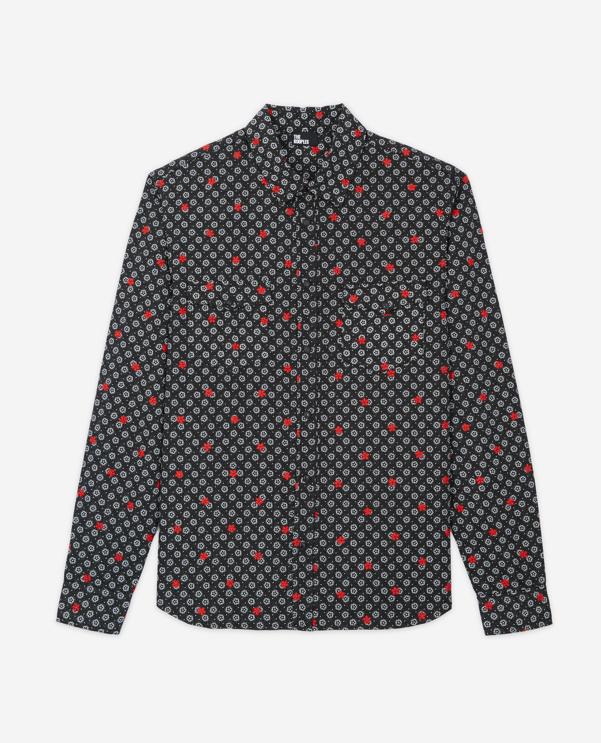 Printed shirt, BLACK, hi-res image number null
