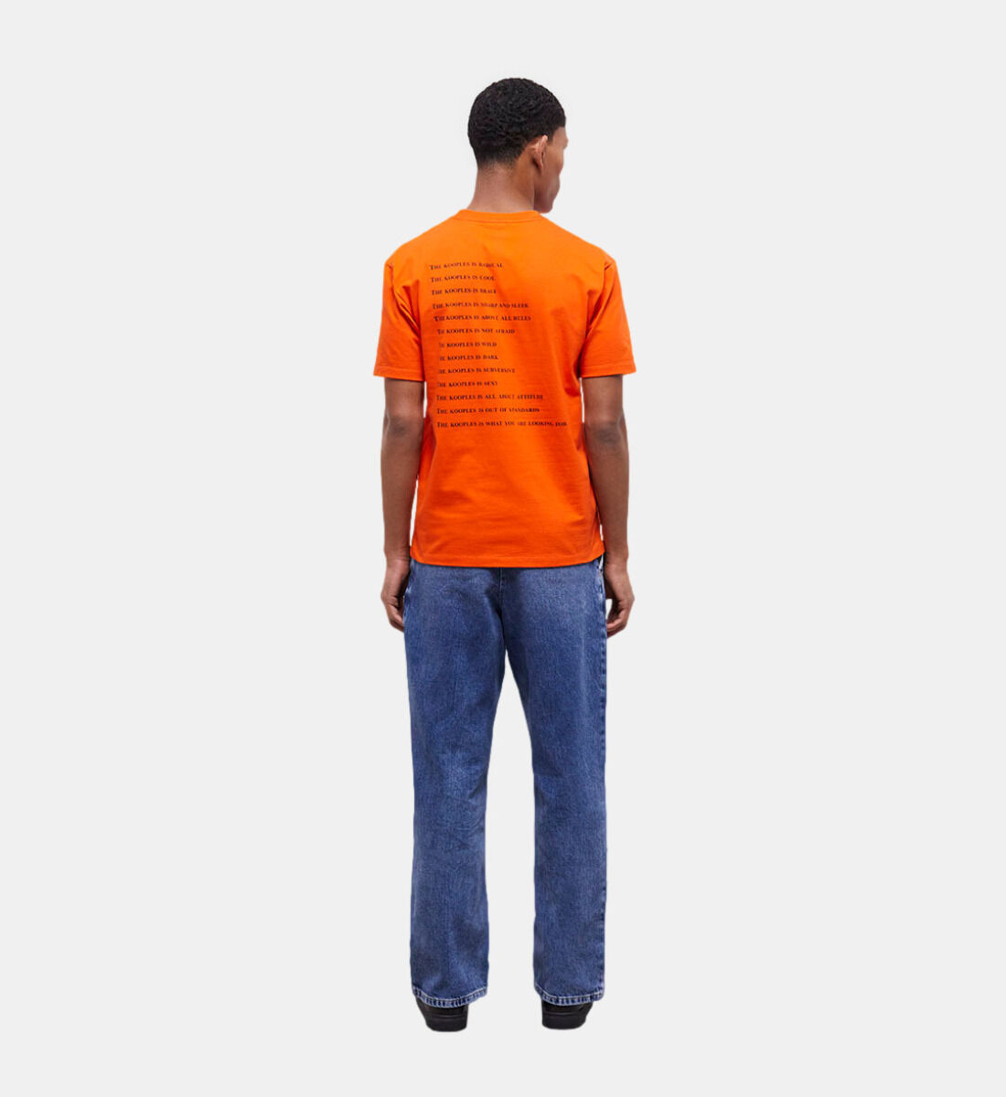 Vetements clearance orange shirt
