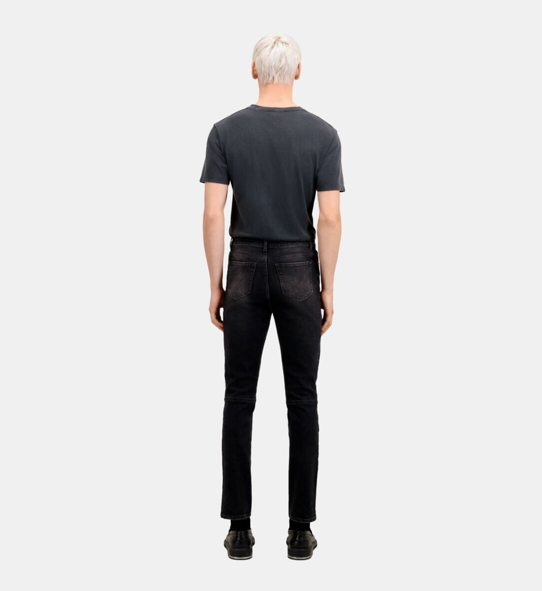 Moto jeans shop black