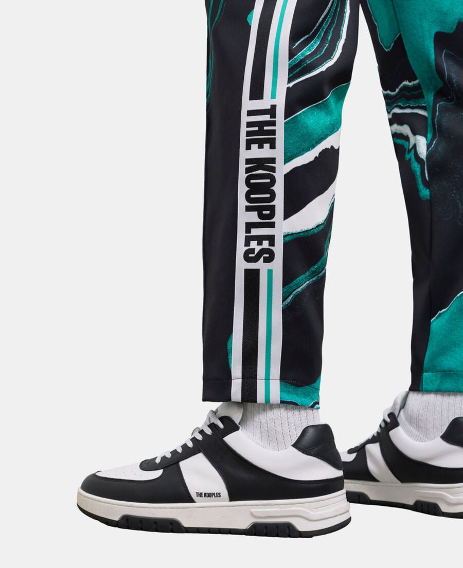 The Kooples H BLACK / GREEN printed joggers