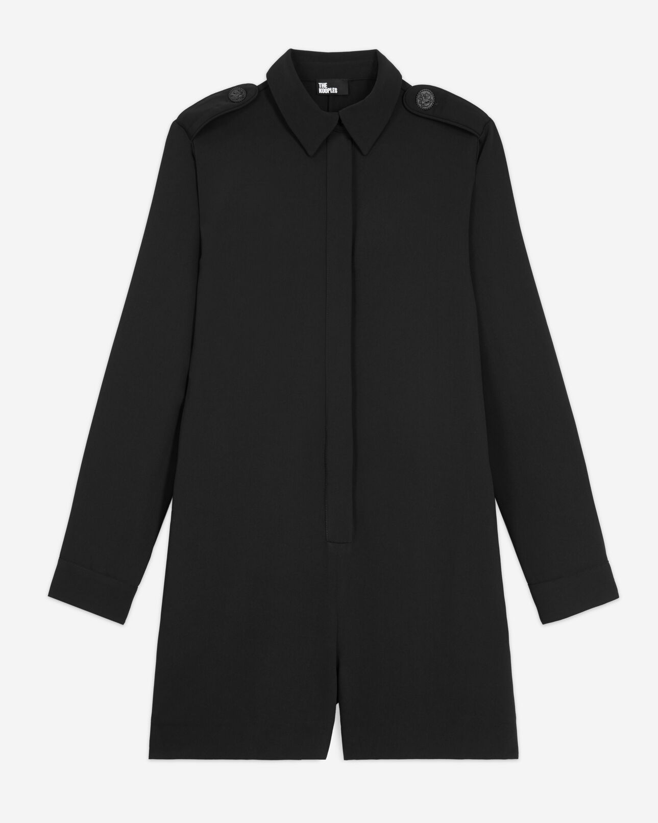 The Kooples FEMME BLACK combishort noir