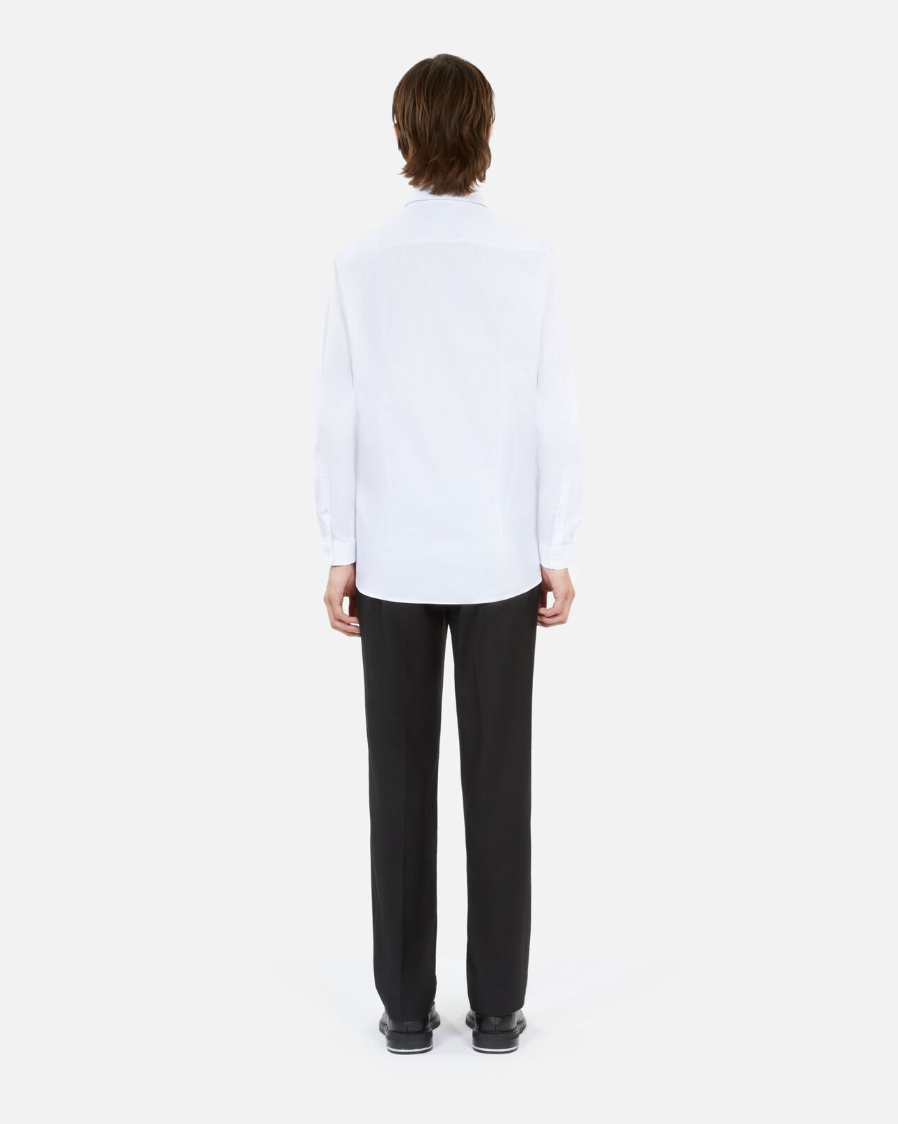 The Kooples MEN WHITE white poplin formal shirt