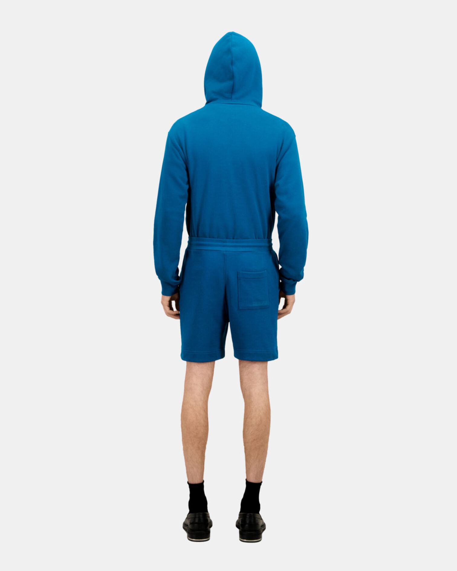 Blaue Shorts aus Baumwolle, MEDIUM BLUE, hi-res image number null