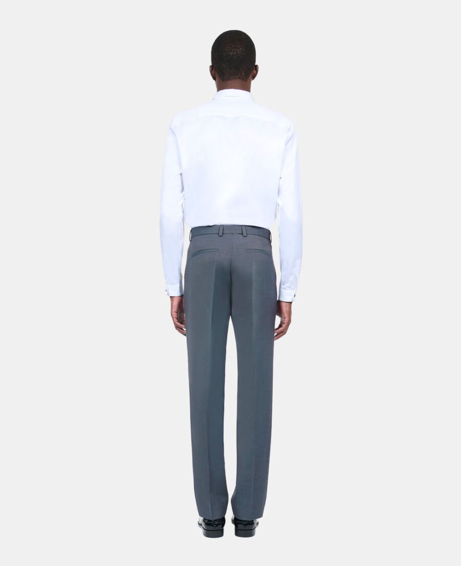 The Kooples H BLUE blue wool suit trousers